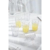 Akrilik Şeffaf 6lı Kısa Bardak & Su Meşrubat Kahve Yanı Bardağı 400 ml ( Cam Değildir )