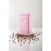 Akrilik Soft Pembe Şeker Kahve Çay Kavanozu 500 Ml (Vakum Kapak )