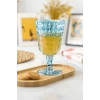 Allegra Aquamarin Kadeh Bardak - 450 ml Tekli Akrilik Malzeme - Cam Değildir Kırılmaya Dayanıklı