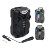 AO-835-832 KARAOKE MİKROFONLU WİRELESS HOPARLÖR - SPEAKER IŞIKLI USB ŞARJLI DC 5V - TF - AUX 8 INC INCH PL-4681 (5468)
