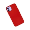 Apple iPhone 12 Kılıf Asya Deri Silikon - Kırmızı