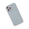 Apple iPhone 12 Pro Max Kılıf Asya Deri Silikon - Sierra Blue