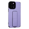 Apple iPhone 12 Pro Max Kılıf Mega Standlı Silikon - Lila