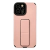 Apple iPhone 12 Pro Max Kılıf Mega Standlı Silikon - Pudra