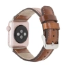 Apple Watch Uyumlu Deri Kordon 42-44-45mm RST2EF Taba
