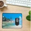 BiiShe® 25x32 cm Küçük Boy Mouse Pad Manzara Ada