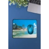 BiiShe® 25x32 cm Küçük Boy Mouse Pad Manzara Ada
