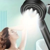 BiiShe® 5 Fonksiyonlu Yüksek Basınçlı Ayarlanabilir Siyah Duş Başlığı