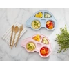 BiiShe® Bebekler İçin Araba Şeklinde Sevimli Mama Tabağı Çocuk Tabldot
