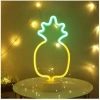 BiiShe® Dekoratif Ananaslı Neon Led Masa Ve Gece Lambası Hediyelik Lamba