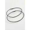 Burgulu Metal Halka Küpe 8-9-10 cm