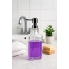Cam Kare Sıvı Sabunluk 750 ml