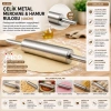 ÇELİK METAL MERDANE - HAMUR RULOSU 40CM (5468)