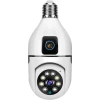 Çift Lensli Duy Girişli Kablosuz Ampul Kamera