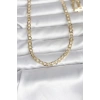 CM 14K Gold Renk Kalın Zincir Model 60 cm Kadın Kolye