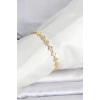 CM 14K Gold Renk Yonca Model Kadın Bileklik