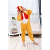 Çocuk Horoz Kostümü - Tavuk Kostümü 2-3 Yaş 80 Cm