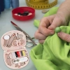Çok Fonksiyonlu Mini Çanta Boy Seyahat Tipi Dikiş Seti (5468)