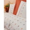 Cotton Box Brode Ranforce Çift Kişilik Nevresim Takımı Joli Kiremit
