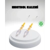 Elektrik Test Kalemi Neon Işıklı Nikel Kaplama 110-220V Dirençli