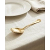 Gold Orta Boy Paslanmaz Çelik Servis Kaşığı & Profesyonel Sunum Gereci 21 cm