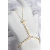 Gold Renk Pirinç Zirkon Taşlı Göz Model Şahmeran