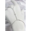 Gümüş Renk Pirinç Zirkon Taşlı Yıldız Model Şahmeran