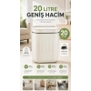 Hareket Sensörlü Büyük 20L Çöp Kovası UV Işıklı