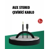 iPhone Uyumlu Lightning – 3.5mm Aux Adaptör Kablo Stereo Ses Aktarım