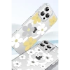 Joko Apple iPhone 14 Pro Max Floral Magsafe Kapak - Turuncu