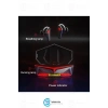 K98 Pro Oyuncu HD Ses Mikrofonlu Işıklı Metal Kasa iOS Android Uyumlu Bluetooth Kablosuz Kulaklık