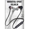 Kablolu Mıknatıslı Sport Kulaklık Bluetooth Bağlantılı