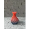 Kalp Tasarımlı Modern Dekor Vazo 15 cm Şık ve Estetik Görünüm