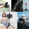Kendiliğinden LED Işıklı Kumandalı Uzayabilen Selfie Çubuğu,Masa Üstü Tripod (5468)