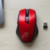 Kırmızı Renkli Baş Parmak Destekli Ergonomik Sessiz Kablosuz Mouse – USB Alıcılı, Ofis ve Oyun İçin Konforlu Bilgisayar Faresi MS6300 (5468)