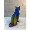 Koyu Rainbow Kedi Biblo Modern Salon ve Raf Dekoru