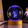 Küçük Prens Tasarımlı Işıklı Cam Küre