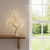 Masaüstü Boncuklu Şarjlı Ağaç Lamba – 3 Kademeli Dokunmatik Işık, Dekoratif LED Masaüstü Ortam Aydınlatması (5468)