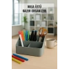 Masaüstü Kalem & Düzenleyici Kalemlik Gri