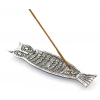 Metal Kayık Baykuş Tasarımı Tütsülük Model 1