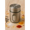 Metal Tuzluk Biberlik Baharatlık 200 ml Gri