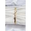 Mey İthalat® 14K Gold Renk Kaplama Lazer Zincir Model CM Kadın Bileklik