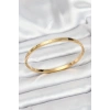 Mey İthalat® 316L Çelik Gold Renk 65 mm İnce Kadın Kelepçe Bileklik