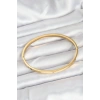 Mey İthalat® 316L Çelik Gold Renk 65 mm İnce Kadın Kelepçe Bileklik