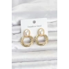Mey İthalat® 316L Çelik Gold Renk Vintage Model Kadın Küpe