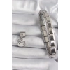 Mey İthalat® 316L Çelik Gümüş Renk Sallantı Beyaz Kuğu Model Nomination Charm