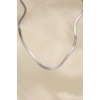 Mey İthalat® 316L Çelik Silver Renk 45 cm İtalyan Zincir Model Kadın Kolye
