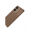 Mey İthalat®   A3 Kılıf Auto Focus Karbon Kapak - Kahverengi