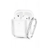 Mey İthalat® Airpods 2 (2.nesil) Hang Kılıf - Şeffaf