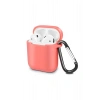 Mey İthalat® Airpods 2 (2.nesil) Sert Silikon Kılıf - Fuşya